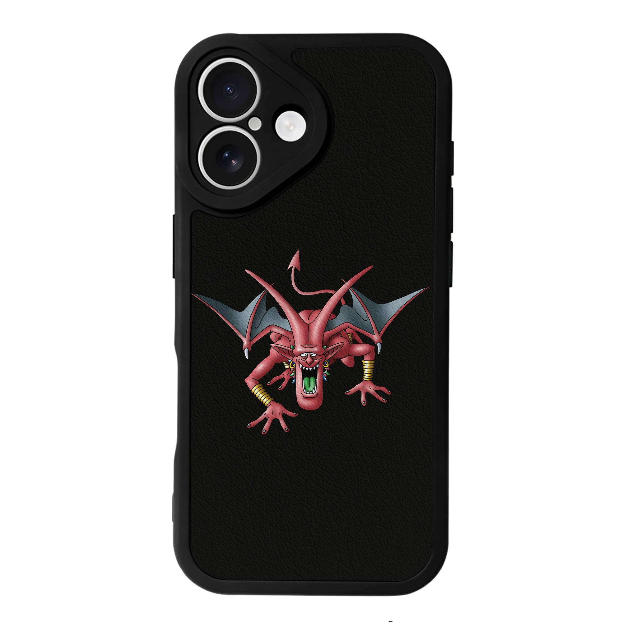 （画像用） ドラゴンクエスト Doragon Kuesuto Dragon Quest 【iPhone 16シリーズ対応】シリコンスマホケース（レザー調） 材質：シリコン